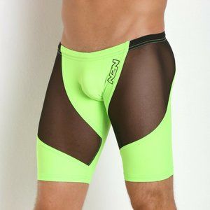 N2N Bodywear R81 Sheer Skin Biker Sexy Green…